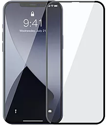 Защитное стекло Baseus Full Screen Apple iPhone 12 Pro Max (2шт) Black (SGAPIPH67NKA01)