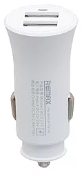 Автомобильное зарядное устройство Remax RCC-217 2.4a 2xUSB-A ports car charger White (RCC-217) - фото Автомобильное зарядное устройство Remax RCC-217 2.4a 2xUSB-A ports car charger White (RCC-217)
