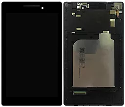 Дисплей для планшета Lenovo Tab 2 A7-10, A7-20F + Touchscreen with frame (original) Black