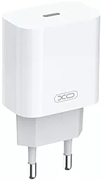 Мережевий зарядний пристрій XO A829 PD 20W USB-C Fast Charger Materials are CE certified White (120167C-EU1)