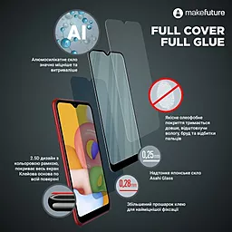 Защитное стекло MAKE для Samsung Galaxy A03 - миниатюра 4 Защитное стекло MAKE для Samsung Galaxy A03 - миниатюра 4