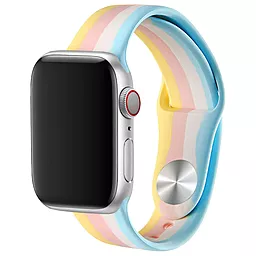 Змінний ремінець для розумного годинника Rainbow для Apple watch 42mm / 44mm Жовтий / Блакитний