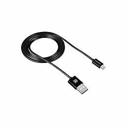 Кабель USB Canyon Lightning Cable Black (CNE-CFI1B)
