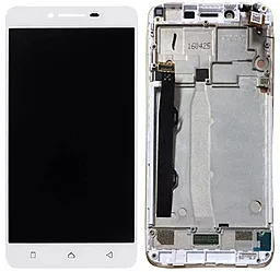 Дисплей Lenovo Lemon 3, K5 Plus (A6020a46) з тачскріном і рамкою, оригінал, White - фото Дисплей Lenovo Lemon 3, K5 Plus (A6020a46) з тачскріном і рамкою, оригінал, White