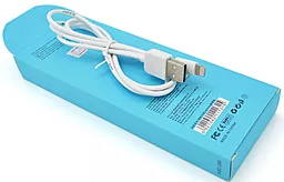USB Кабель iKaku KSC-285 Pinneng 2.4A USB Lightning Cable White