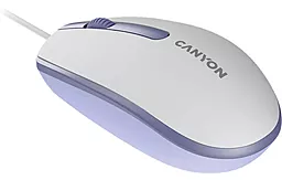 Компьютерная мышка Canyon M-10 White Lavender (CNE-CMS10WL) - фото Компьютерная мышка Canyon M-10 White Lavender (CNE-CMS10WL)