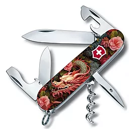 Мультитул Victorinox Spartan Zodiac (1.3603_Z3300p) Китайский зеленый дракон - фото Мультитул Victorinox Spartan Zodiac (1.3603_Z3300p) Китайский зеленый дракон