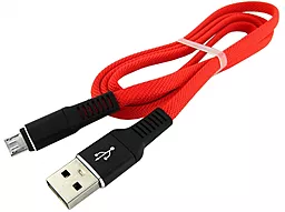 Кабель Walker C750 USB-A - micro USB 12w 2.4a 1м cable Red - фото Кабель Walker C750 USB-A - micro USB 12w 2.4a 1м cable Red