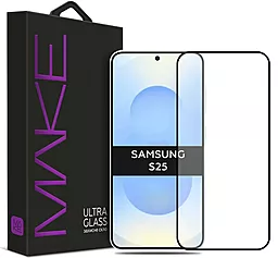 Защитное стекло MAKE для Samsung Galaxy S25 Ultra Glass (MGU-SS25) - фото Защитное стекло MAKE для Samsung Galaxy S25 Ultra Glass (MGU-SS25)