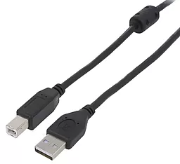 Кабель (шлейф) Patron USB 2.0 AM/BM 4.5м чёрный (PN-AMBM-45F) - фото Кабель (шлейф) Patron USB 2.0 AM/BM 4.5м чёрный (PN-AMBM-45F)