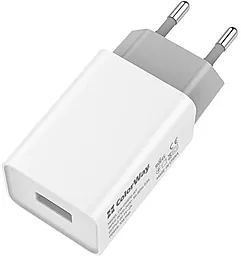 Сетевое зарядное устройство ColorWay Auto ID 2a home charger white (CW-CHS012-WT) - фото Сетевое зарядное устройство ColorWay Auto ID 2a home charger white (CW-CHS012-WT)