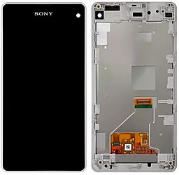 Дисплей Sony Xperia Z1 Compact (D5503, SO-02F) с тачскрином и рамкой, оригинал, White - фото Дисплей Sony Xperia Z1 Compact (D5503, SO-02F) с тачскрином и рамкой, оригинал, White