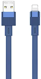 Кабель Remax Flushing Series Elastic Aluminum RC-C001 USB-A - Lightning 12w 2.4a 1м cable Blue - фото Кабель Remax Flushing Series Elastic Aluminum RC-C001 USB-A - Lightning 12w 2.4a 1м cable Blue