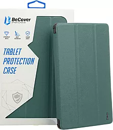 Чехол для планшета BeCover Tri Fold Soft для Apple iPad Pro 13" M4 2024 Dark Green (711752) - фото Чехол для планшета BeCover Tri Fold Soft для Apple iPad Pro 13" M4 2024 Dark Green (711752)