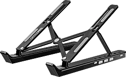 Подставка для ноутбука OfficePro LS320HUB Black - фото Подставка для ноутбука OfficePro LS320HUB Black