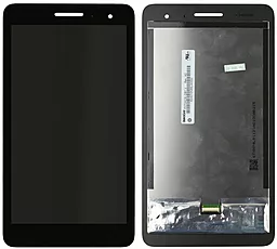 Дисплей для планшету Huawei MediaPad T1 7 T1-701U (зелений шлейф) + Touchscreen Black