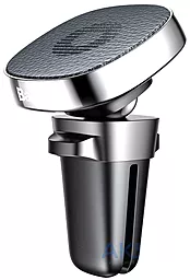 Держатель магнитный Baseus Privity Series Pro Air outlet Magnet Bracket Silver (SUMQ-PR0S) - фото Держатель магнитный Baseus Privity Series Pro Air outlet Magnet Bracket Silver (SUMQ-PR0S)