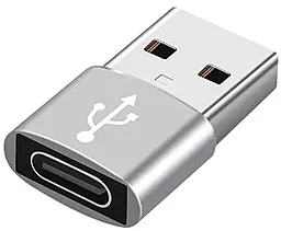 Адаптер-перехідник EasyLife M-F USB-A -> USB Type-C Gray