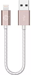 Кабель Lab.C A.L Champagne USB-A - Lightning 12w 2.4a 0.15м cable Rose/Gold (LABC-510-RG)