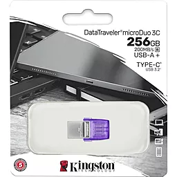 Флешка Kingston 256 GB DataTraveler microDuo 3C (DTDUO3CG3/256GB) - миниатюра 3