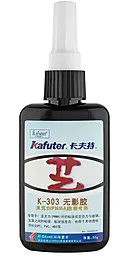 Клей для телефона ультрафиолетовый Kafuter K-303 однокомпонентный, для пластика и стекла, прозрачный, 50мл - фото Клей для телефона ультрафиолетовый Kafuter K-303 однокомпонентный, для пластика и стекла, прозрачный, 50мл