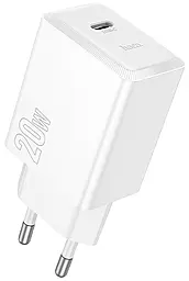 Сетевое зарядное устройство Hoco N68 Nuevo 20w PD USB-C fast charger white - фото Сетевое зарядное устройство Hoco N68 Nuevo 20w PD USB-C fast charger white
