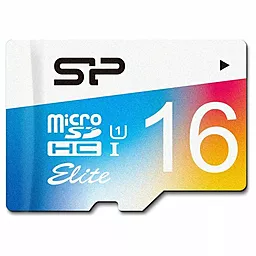 Карта пам'яті Silicon Power microSDHC 16GB Elite Class 10 UHS-I U1 (SP016GBSTHBU1V20)