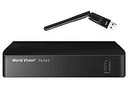 Комплект цифрового ТБ World Vision T62M3 + Адаптер WIFI