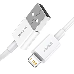 Кабель USB Baseus Superior 0.25M 2.4A Lightning Cable White (CALYS-02) - миниатюра 4