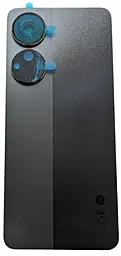 Задняя крышка корпуса ZTE Blade V40s со стеклом камеры, Original Black - фото Задняя крышка корпуса ZTE Blade V40s со стеклом камеры, Original Black