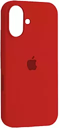 {"ru": "Чехол", "uk": "Чохол"} Silicone Case Full для Apple iPhone 16 Red