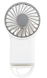 Портативный вентилятор NICHOSI Y-17 800mAh White - фото Портативный вентилятор NICHOSI Y-17 800mAh White