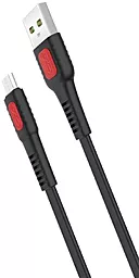 Кабель XO NB151 USB-A - micro USB 12w 2.4a 1м cable Black - фото Кабель XO NB151 USB-A - micro USB 12w 2.4a 1м cable Black