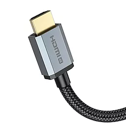 Відеокабель Hoco US03 HDMI to HDMI 2.0 4K HD 1M Black - мініатюра 4