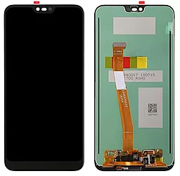Дисплей Huawei Honor 10 (зі шлейфом сканера відбитка) з тачскріном, Black - фото Дисплей Huawei Honor 10 (зі шлейфом сканера відбитка) з тачскріном, Black
