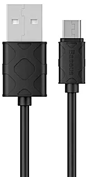 Кабель Baseus Yaven USB-A - micro USB 12w 2.4a 1м cable Black (CAMUN-01) - фото Кабель Baseus Yaven USB-A - micro USB 12w 2.4a 1м cable Black (CAMUN-01)
