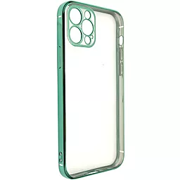 Чехол Epik Silicone Case Full Camera для Apple iPhone 13 Pro Max Clear/Green