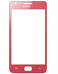 Корпусное стекло дисплея Samsung Galaxy S2 i9100 Pink