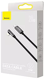 Кабель USB PD Baseus Legend Elbow 20W USB Type-C - Lightning Cable Black (CATLCS-01) - миниатюра 5