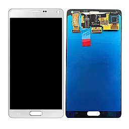 Дисплей Samsung Galaxy Note 4 N910 с тачскрином, оригинал, White