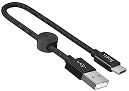 Кабель Hoco X35 Premium Charging USB-A - Type-C 15w 3a 0.25м cable Black - миниатюра 3 Кабель Hoco X35 Premium Charging USB-A - Type-C 15w 3a 0.25м cable Black - миниатюра 3