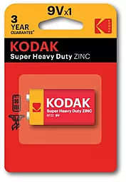 Батарейки Kodak Longlife 6F22 BL 1шт 9 V