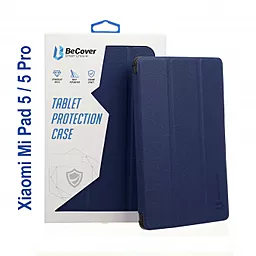Чехол для планшета BeCover Smart Case для Xiaomi Mi Pad 5 / 5 Pro Deep Blue (706704) - фото Чехол для планшета BeCover Smart Case для Xiaomi Mi Pad 5 / 5 Pro Deep Blue (706704)