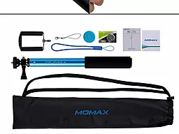 Монопод Momax SelfiFit Wireless Blue (KMS1NB) - миниатюра 3