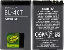 Аккумулятор Nokia BL-4CT (860 mAh) 12 мес. гарантии - миниатюра 5