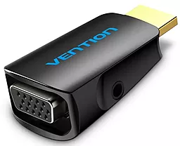 Видео переходник (адаптер) HDMI - VGA 1080P 60hz black (AIDB0) Vention - фото Видео переходник (адаптер) HDMI - VGA 1080P 60hz black (AIDB0) Vention