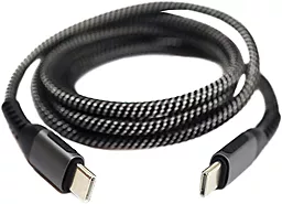 Кабель Ultra UC102-0100 USB Type-C - Type-C 60w 3a 1м PD cable Black