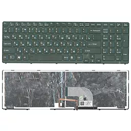 Клавиатура для ноутбука Sony Vaio SVE17 с подсветкой  Black