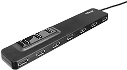USB-A хаб Trust Oila 10port port USB 2.0 Hub (20575) - мініатюра 4