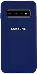Чехол Epik Silicone Cover Full Protective (AA) Samsung G973 Galaxy S10 Midnight Blue